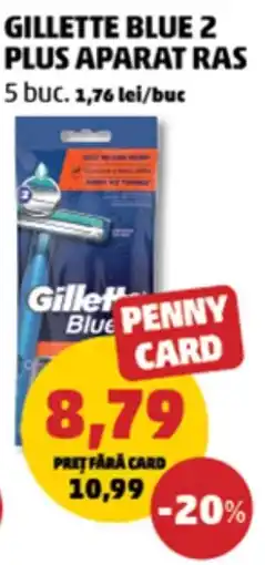 Penny Gillette Blue 2 Plus aparat ras Ofertă