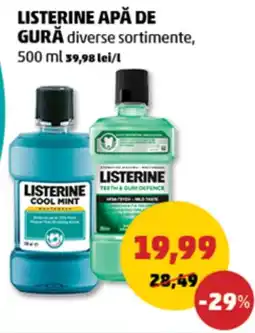 Penny Listerine apă de gură diverse sortimente Ofertă