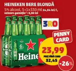 Penny Heineken bere blondă Ofertă