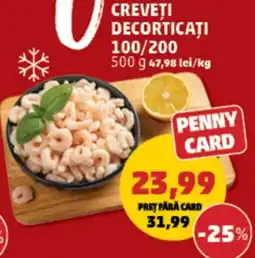 Penny Penny crevete decorticate Ofertă