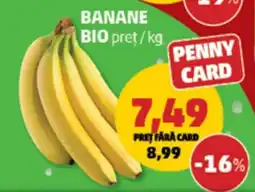 Penny Penny Card Banane Bio Ofertă