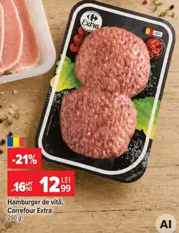 Carrefour Market Carrefour Extra hamburger de vită Ofertă