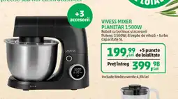 Penny Vivess mixer planetar 1500w Ofertă