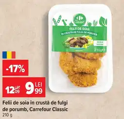 Carrefour Market Carrefour Classic felii de soia în crustă de fulgi de porumb Ofertă