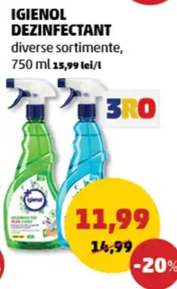 Penny Igienol dezinfectant Ofertă
