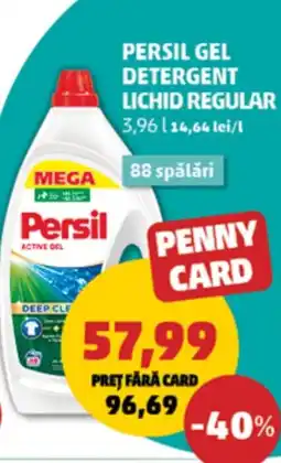 Penny Persil gel detergent lichid regular Ofertă