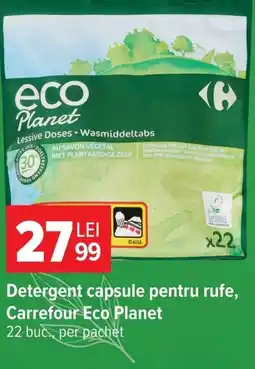 Carrefour Carrefour Eco Planet detergent capsule pentru rufe Ofertă