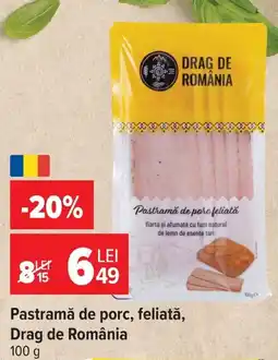 Carrefour Market Drag de România Pastramă de porc, feliată Ofertă