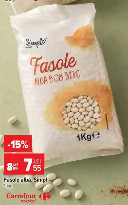 Carrefour Market Simpla fasole albă bob mic Ofertă