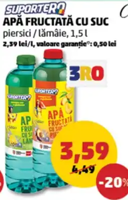 Penny Suportero apă fructată cu suc Ofertă