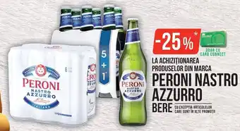 Peroni Nastro Azzurro bere
