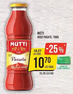 Mega Image Mutti roșii pasate Ofertă