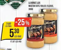 Mega Image LaMinut muștar iute/dulce/clasic Ofertă