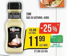 Mega Image Tomi sos cu usturoi Ofertă