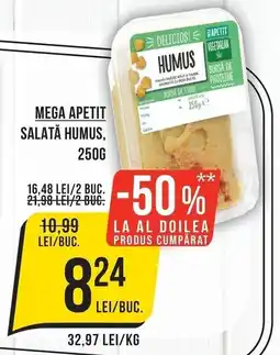 Mega Image Mega Apetit salată humus Ofertă