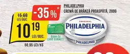 Mega Image philadelphia cremă de brânză proaspătă Ofertă