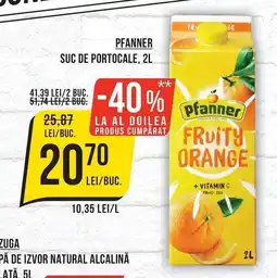 Mega Image Pfanner suc de portocale Ofertă