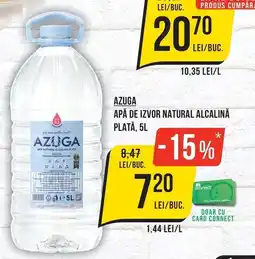Mega Image Azuga apa de izvor natural alcalina plată Ofertă