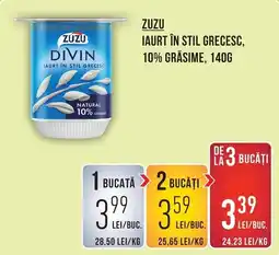 Mega Image Zuzu iaurt în stil grecesc Ofertă