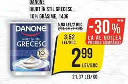 Mega Image Danone iaurt în stil grecesc Ofertă