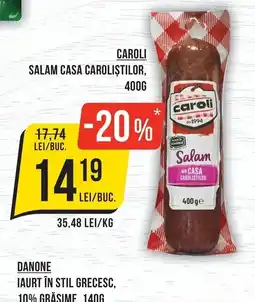 Mega Image Caroli salam casa caroliștilor Ofertă
