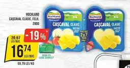 Mega Image Hochland cașcaval clasic, felii Ofertă