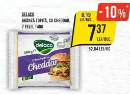 Mega Image Delaco brânză topită cu cheddar Ofertă