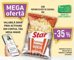 Mega Image Star popcorn cu gust de cașcaval Ofertă