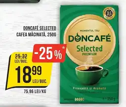 Mega Image Doncafé selected cafea măcinată Ofertă