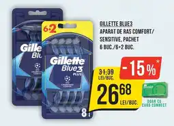 Mega Image Gillette Blue3 aparat de ras comfort/sensitive Ofertă