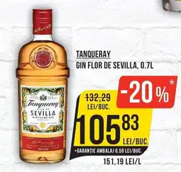 Mega Image Tanqueray gin flor de sevilla Ofertă