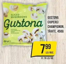 Mega Image Gustona ciuperci champignon, tăiate Ofertă