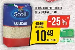 Mega Image Scotti riso scotti bob cu bob orez colosal Ofertă