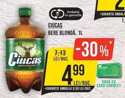 Mega Image Ciucas bere blondă Ofertă