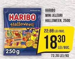 Mega Image Haribo mini jeleuri halloween Ofertă