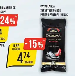 Mega Image Casablanca șervețele umede pentru pantofi Ofertă