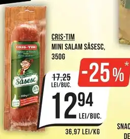 Mega Image Cris-tim mini salam săsesc Ofertă