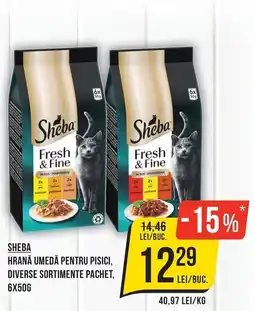 Mega Image Sheba hrană umedă pentru pisici Ofertă