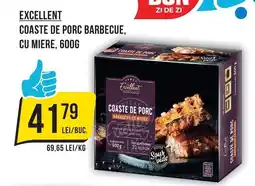 Mega Image Excellent coaste de porc barbecue, cu miere Ofertă