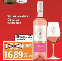 Merkur Ostoros vin rosé demidulce Ofertă
