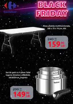 Carrefour Tefal set de gatit cu 4 piese Ofertă