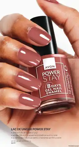 Avon Avon lac de unghii power stay Ofertă