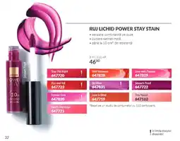 Avon Avon ruj lichid power stay stain Ofertă
