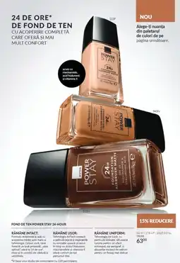 Avon Avon fond de ten power stay 24-hour Ofertă