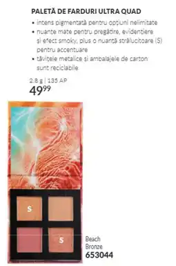 Avon Paleta de farduri ultra quad Ofertă