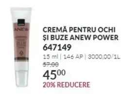 Avon Anew cremă pentru ochi și buze anew power Ofertă
