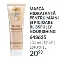 Avon planet spa mască hidratantă pentru mâini și picioare blissfully nourishing Ofertă