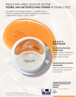 Avon Anew cremă duală pentru ochi cu efect de lifting anew platinum Ofertă