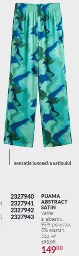 Avon Pijama abstract satin Ofertă