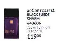 Avon Black Suede Charm Ofertă
